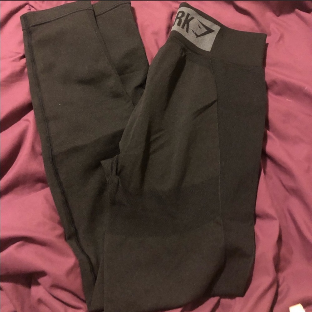 Gymshark High Waisted Flex Black Leggings Size L